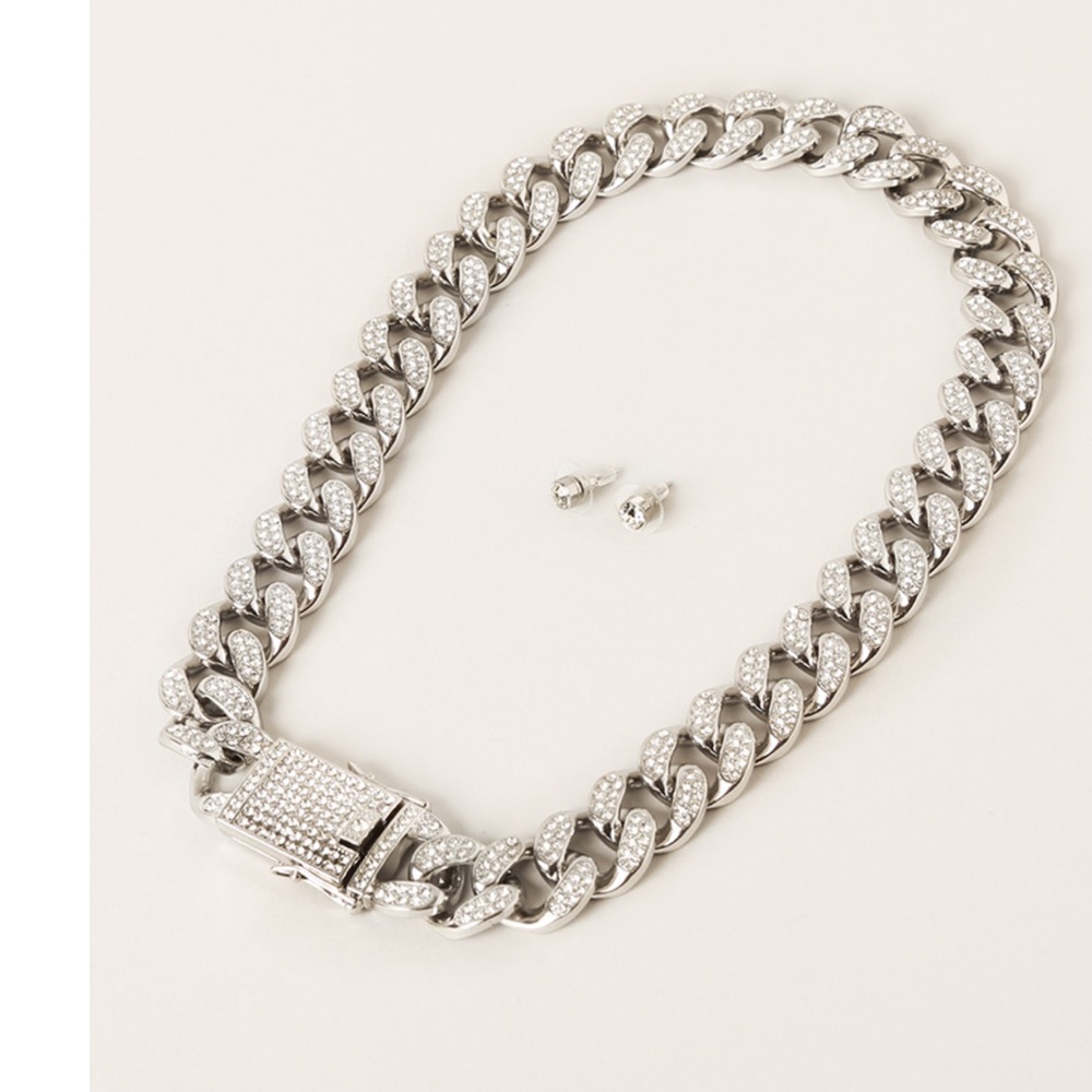 Sterling silver chain necklace